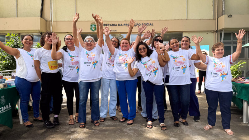 Empreendedores formados em cursos do Complexo Mais Infância expõem produtos em feira na SPS