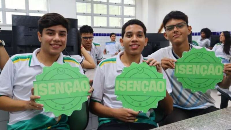 Enem 2026: rede estadual se mobiliza para obter isenção da taxa de inscrição