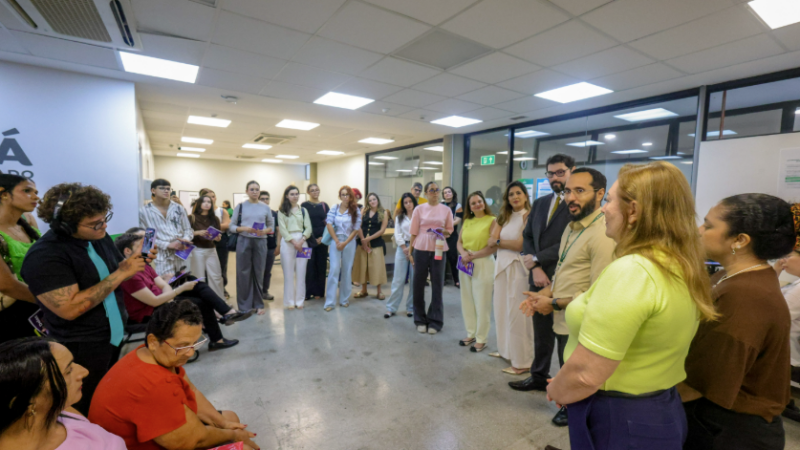 Alunos de Direito visitam Procon Alece e a Procuradoria da Mulher em aula de campo