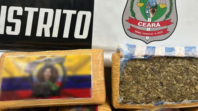 Irmãos são presos em posse de 50 kg de skunk durante ação da PCCE em Fortaleza