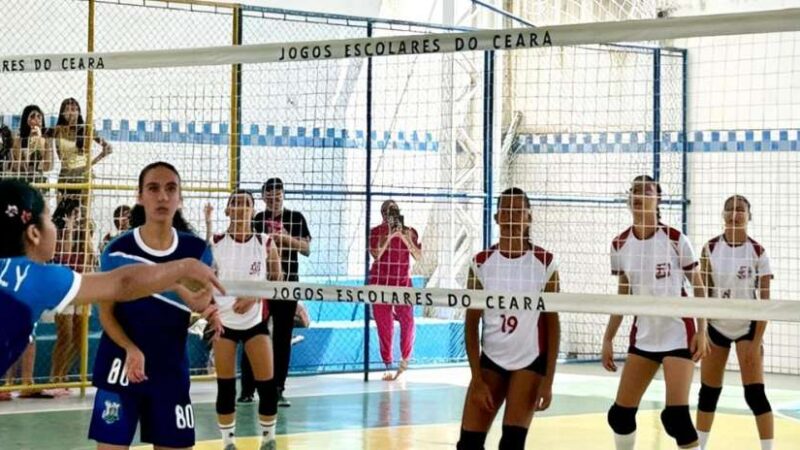 2.115 alunos-atletas participaram da 1ª rodada da etapa Macrorregional dos Jogos Escolares do Ceará