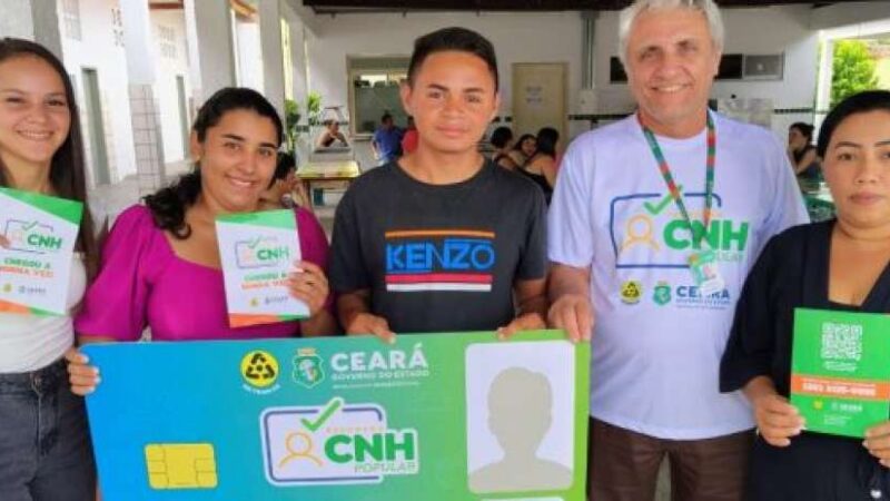 Detran-CE realiza atendimento da CNH Popular em mais 10 municípios entre os dias 6 e 7 de junho